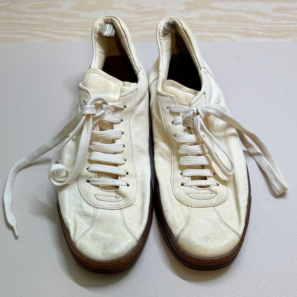 Officine Creative Halo Men’s White Leather Sneakers